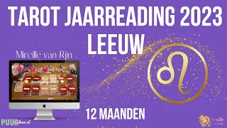 LEEUW TAROT JAARLEGGING  VOORSPELLING 2023 DOOR MIREILLE VAN RIJN [upl. by Mccandless752]