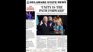 2021 Front Pages of the Delaware State News [upl. by Goss562]