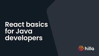 React basics explained for Java developers [upl. by Spanjian]