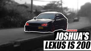 Joshua Lexus IS200 Stanced Build [upl. by Pierre]