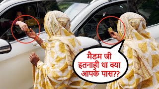 Giorgia Andriani TROLLED For Giving Beggar Only ₹20 You Wont Believe The Reactions [upl. by Free]