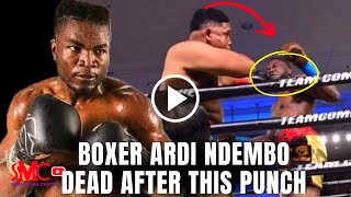 Boxer Ardi Ndembo Dead at 27 Three Weeks After a Brutal Knockout Left Him in Induced Coma Details [upl. by Odin503]