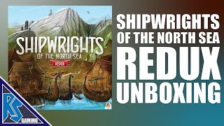 Unboxing  Shipwrights of the North Sea REDUX  Garphill Games [upl. by Isteb]