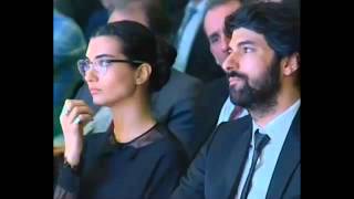 Engin Akyurek Ve Tuba Buyukustun  Export Stars 2014 [upl. by Enamrej114]