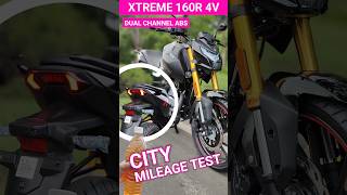 2024 Xtreme 160R 4V City Mileage Test  2024 Edition Xtreme 160r 4v  short shorts xtreme 160 [upl. by Nerehs]