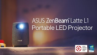 Your Pocket TV  ZenBeam Latte L1 Smart Wireless Mini Projector  ASUS [upl. by Leak287]