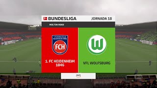 SEGUIMOS LUCHANDO  Heidenheim vs Wolfsburgo  modo carrera [upl. by Aihgn754]