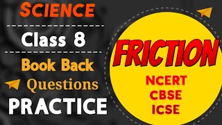 Science class 8 chapter friction back exercise questions [upl. by Winwaloe]