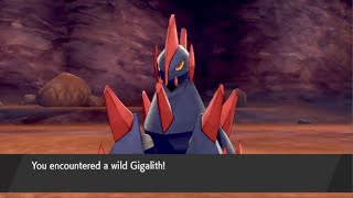 How to Get Gigalith without Trading in Pokemon Sword and Shield Isle of Armor [upl. by Dalis]