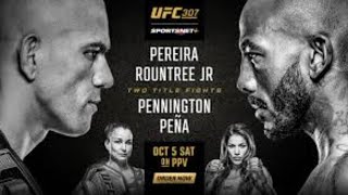 UFC 307 Pereira vs Rountree Jr Full Card Analysis [upl. by Lillith519]