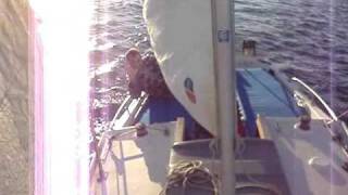 Sailing my Cal 20 in Haro Strait 18 January 2009 [upl. by Dar373]