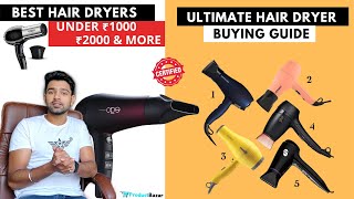 Best Hair Dryers in 2021 in India Under ₹10002000 amp 3000  Best Hair Dryer For Men amp Women in India [upl. by Irem]