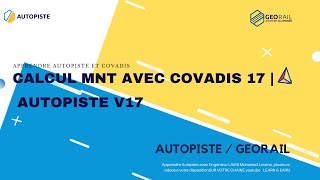 1 Calcul MNT avec Covadis v17  Apprendre Autopiste [upl. by Hellene]