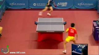 Patrick Baum vs Lin GaoyuanKorea Open 2011 [upl. by Mickey]