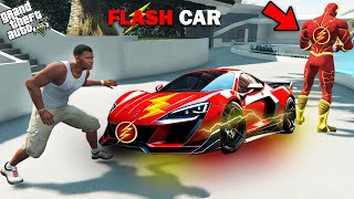 Franklin Stealing Flash Car in GTA 5   Techerz [upl. by Ranchod]