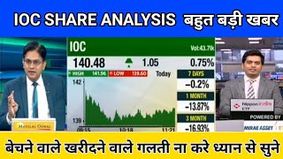 indian oil corporation share latest news today  ioc share latest news  ioc share analysis [upl. by Rannug]