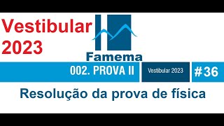 FÍSICA– FAMEMA–2023– Questão36 Considere uma caixa em repouso no centro do tampo horizontal de uma [upl. by Erual381]