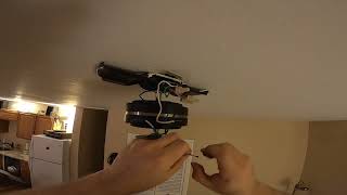 Installing Ceiling Fans In My Kitchen 112022 [upl. by Klarika176]