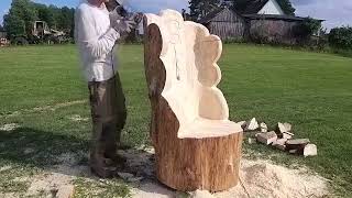 The production process of a luxury wooden throne [upl. by Dare740]