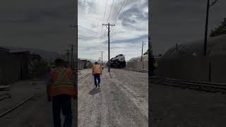 ATSF 6 Chime Whistle on 2926 train santafe railfan steamtrain [upl. by Arrotal880]