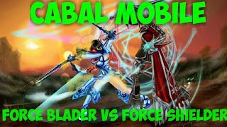 CABAL MOBILE Force Blader vs Force Shielder Close Beta Korea [upl. by Sisenej]