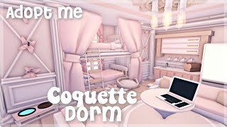 Coquette Dorm  House build  Adopt me [upl. by Betthezul]