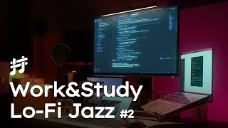 Work amp Study Lofi Jazz v2  Relaxing Smooth Background Jazz Music for Work Study Focus Coding [upl. by Aillimat]