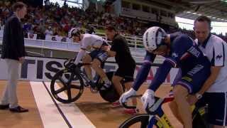 Mens Sprint Final  2014 UCI Track Worlds [upl. by Rayham]