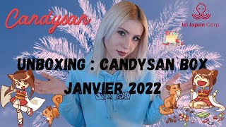 Unboxing Candysan Box Janvier 2022 [upl. by Anerev699]