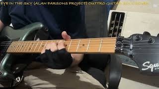 Eye In The Sky Alan Parsons Project Outro Guitar solo cover [upl. by Kwan]