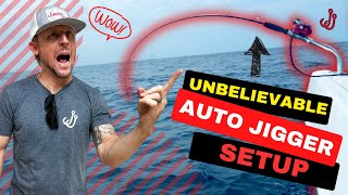 Slow Pitch Jigging Manual vs Electric Unbelievable Auto Jigging Setup slowpitchjigging [upl. by Adias917]