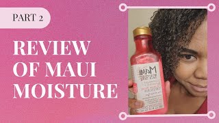 Review of Maui moisture hydrating hibiscus conditioner [upl. by Oiramed]