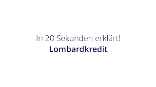 Lombardkredit [upl. by Mundy]