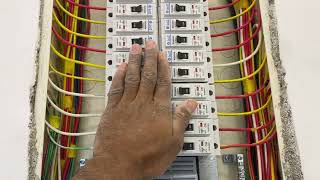 How to Electrical panel wire dressing KSA [upl. by Ripleigh382]