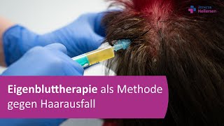 Eigenbluttherapie als Methode gegen Haarausfall – Tanja Czarnotta Oberärztin  Ästhetik Hellersen [upl. by Acinorej]