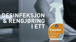 Kiilto Pro EasyDes  Rengjørende desinfeksjon [upl. by Assetan]