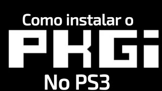 como instalar o pkgi no ps3 [upl. by Bertero]