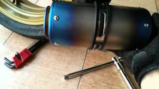 ER6N 2012 Short exhaust loud [upl. by Burgess]