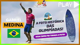 A FOTO HISTÃ“RICA DE GABRIEL MEDINA NAS OLIMPÃADAS DE PARIS 2024 [upl. by Manas]