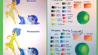 Prismacolor VS Derwent colored pencils [upl. by Agon118]