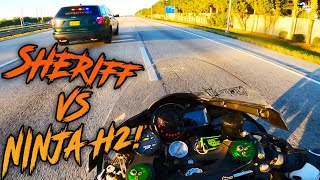 Police Get TROLLED By Bikers Rippin Wheelies😂 Better Luck Next Time Officer  Bikes VS Cops 96 [upl. by Bounds]