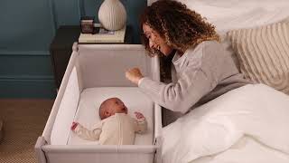 Introducing Shnuggle Air Lite Bedside Crib [upl. by Jenine112]