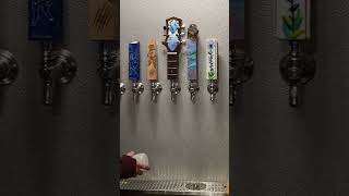 Some tap handles at Growler Bay Brewing food brewer brewed brewmaster taproom brewcrew brew [upl. by Nored]