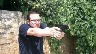 ASG CZ P09 Duty Quick Test Shoot [upl. by Zoilla]