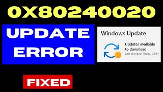 Windows update error code 0x80240020 on Windows 11  10 Fixed [upl. by Nawotna]