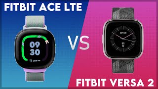 Fitbit Ace LTE vs Fitbit Versa 2 Comparison [upl. by Augusto]