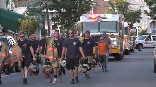 Catasauqua PA Fire Department march to new headquarters [upl. by Xilef]