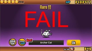 The Battle Cats  20 Rare Cat ticket Capsule Opening  HUGE FAIL [upl. by Ebehp]