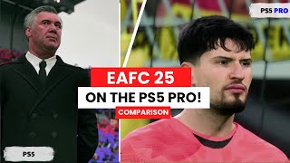 TTB EAFC25 ON THE PS5PRO  SIDE BY SIDE COMPARISON  IS THERE ACTUALLY A DIFFERENCE 🤔 [upl. by Amsa]