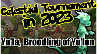 YULA Broodling of Yulon  CELESTIAL TOURNAMENT IN 2023  worldofwarcraft achievement petbattle [upl. by Idnas]